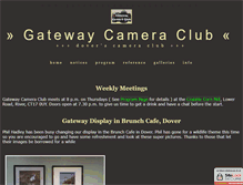 Tablet Screenshot of gatewaycameraclub.co.uk